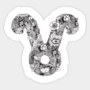 Taurus Zodiac Sign Sticker